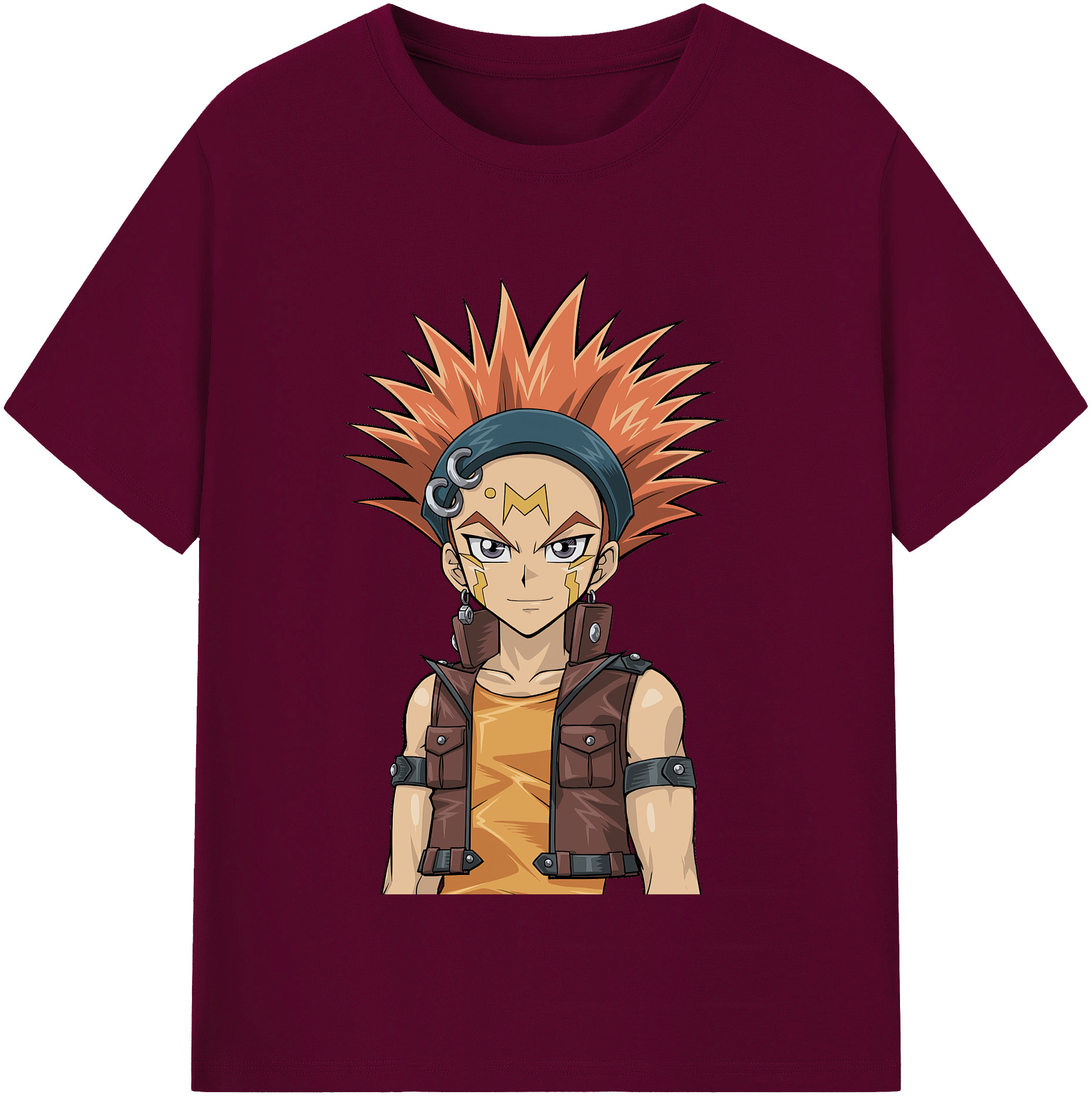 （画像用） 遊☆戯☆王 Yu-Gi-Oh! レディースカジュアルプリントTシャツ（綿100％）